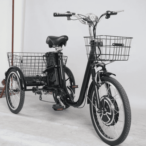 Электровелосипед трехколесный Omnibike 350 36V 12Ah Красный Электровелосипед трехколесный Omnibike 350 36V 12Ah Красный