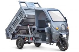 Грузовой электротрицикл Rutrike D5 КАБИНА гидравлика 1700 60V1200W